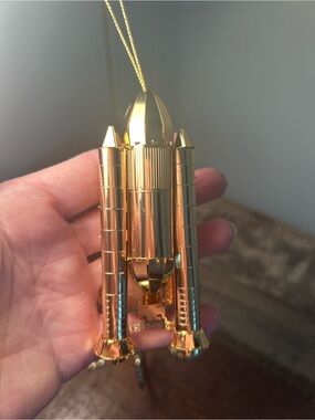 Collector's Edition Space Shuttle Orbiter 24K Gold Plated Ornament NASA NEW
